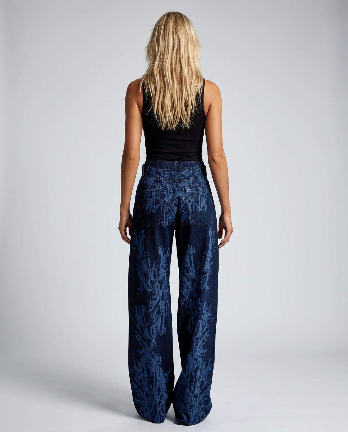 Jeans ramas con brillos