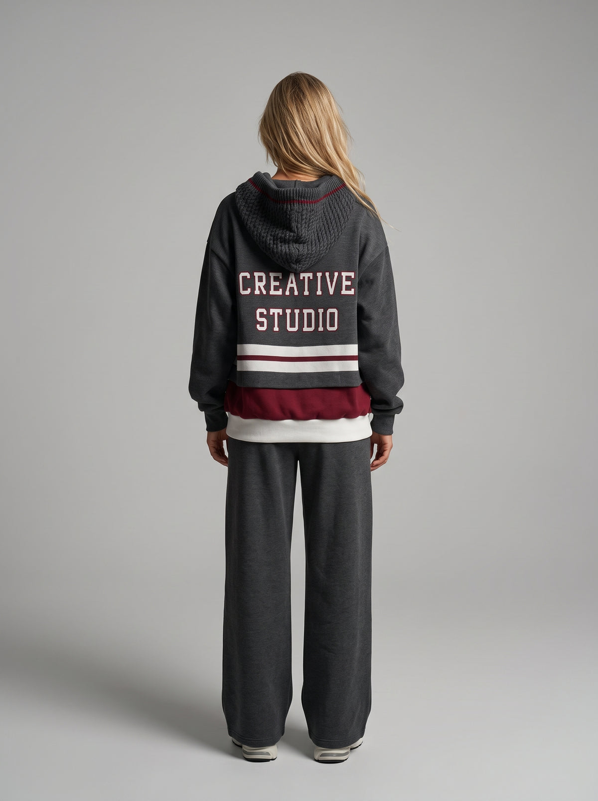 Set de sudadera y pantalón letras