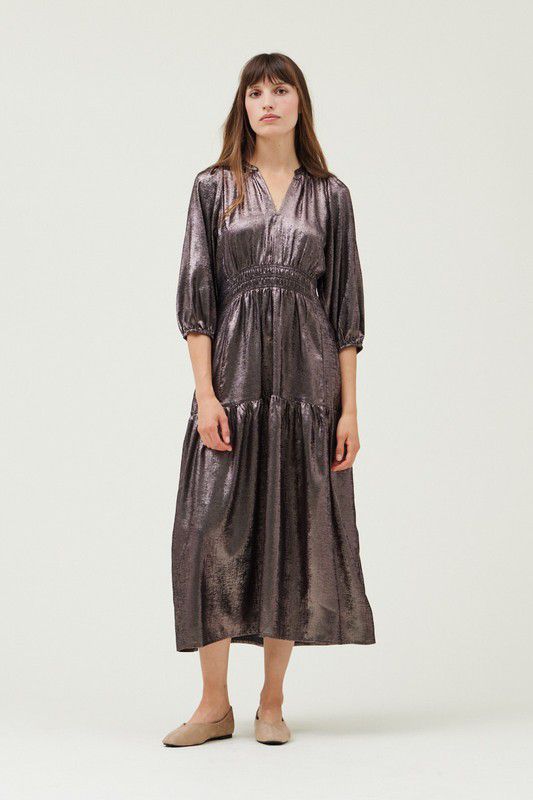 Vestido metalizado