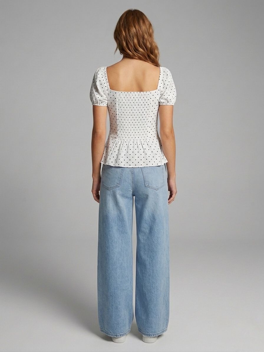 Blusa mini lunares