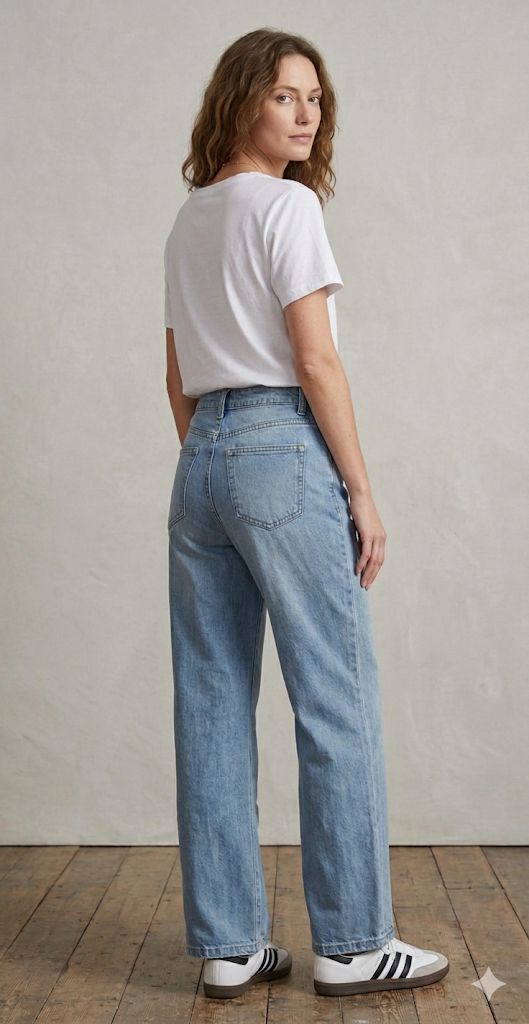 Jeans estampados broches.