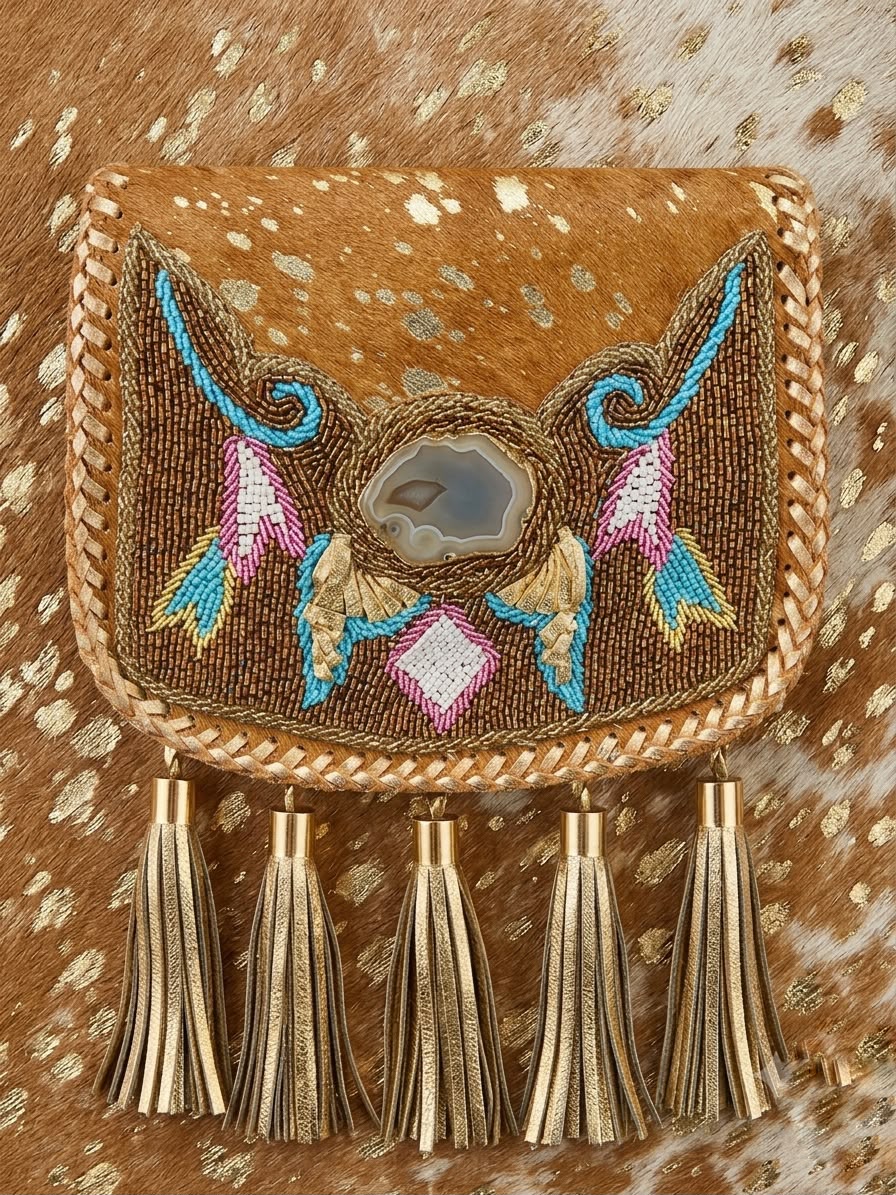 Bolsa piel barbas