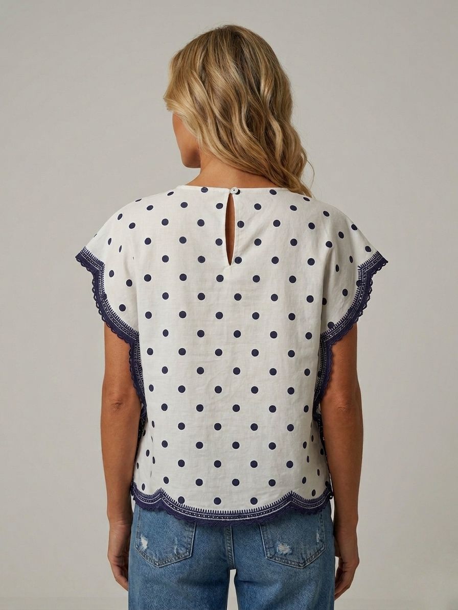Blusa bordada flores