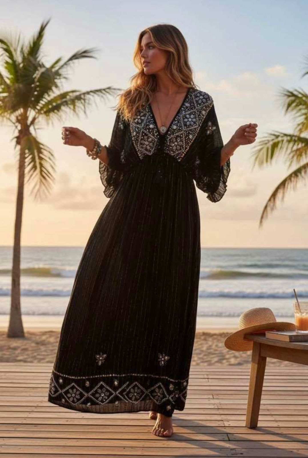 Vestido hilos de Lurex