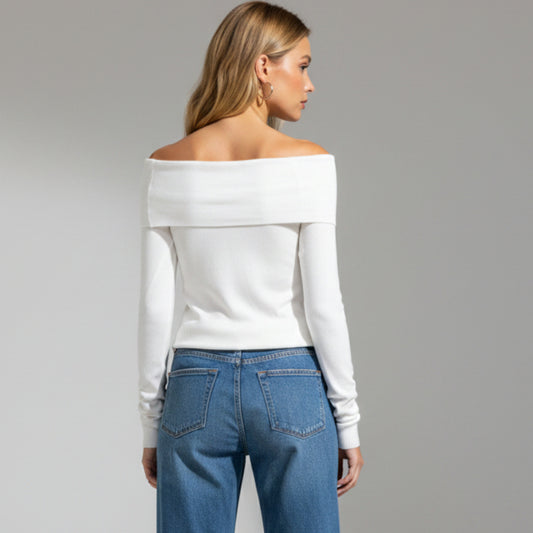 Blusa al hombro