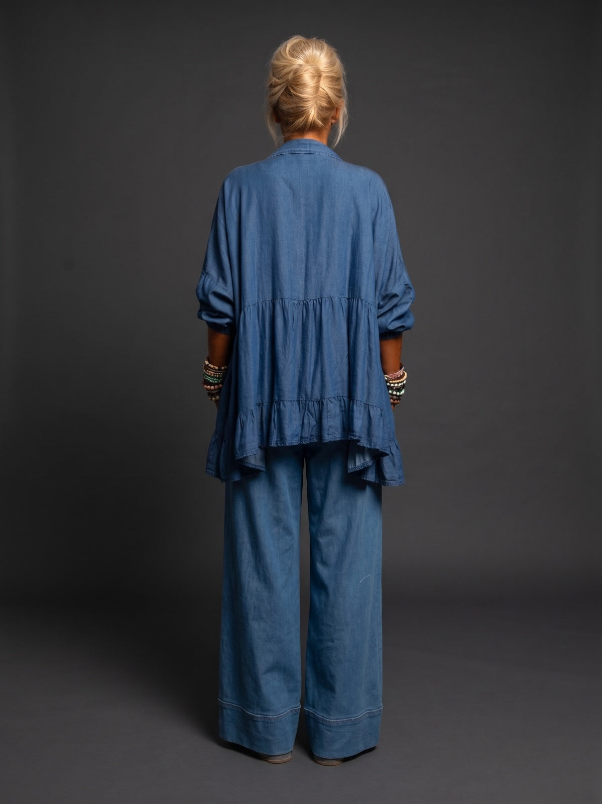 Blusa línea A tencel