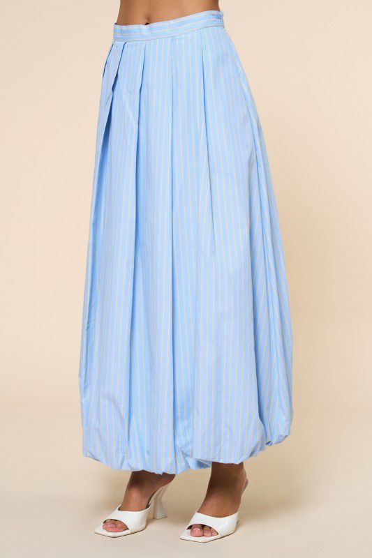 Falda bubble a rayas