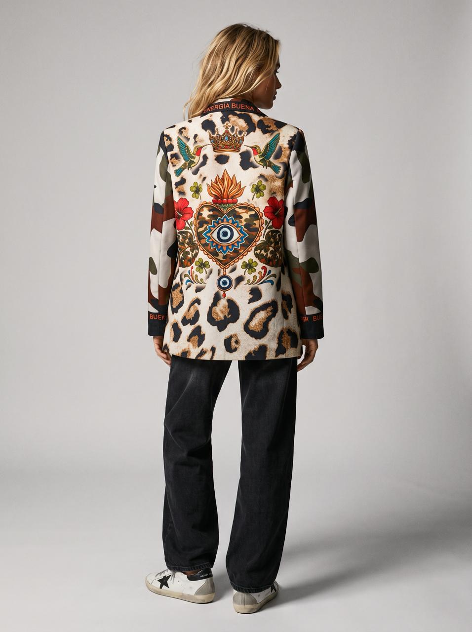 Saco multi estampado