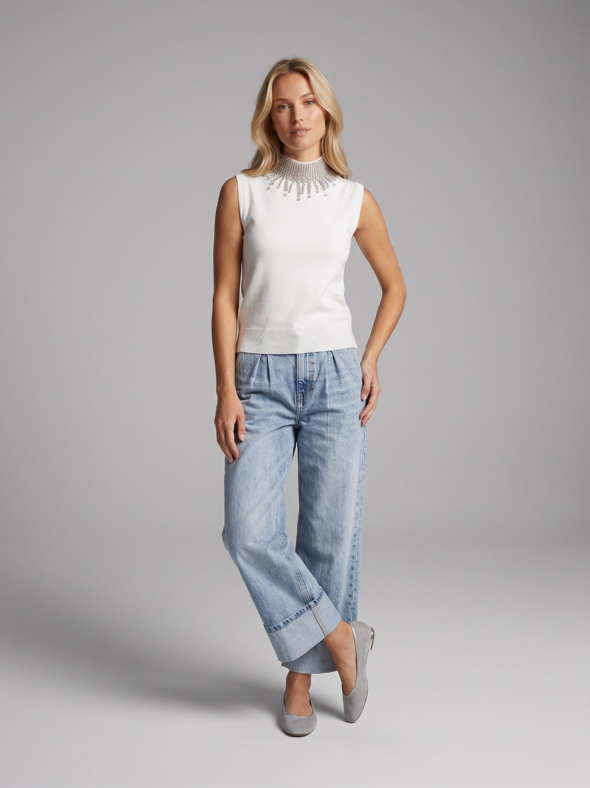 Blusa estoperoles bola