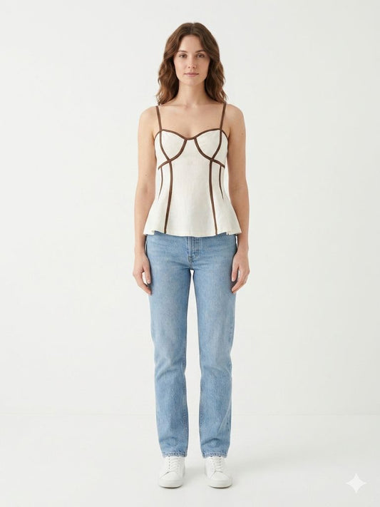 Blusa con vivos