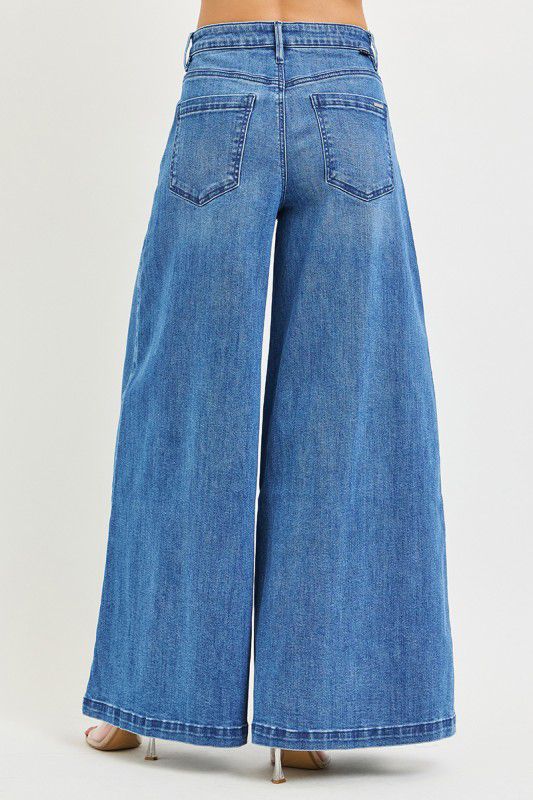 jeans súper wide leg