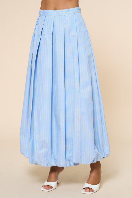 Falda bubble a rayas