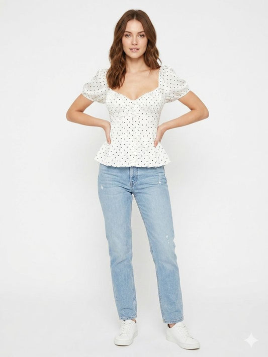 Blusa mini lunares