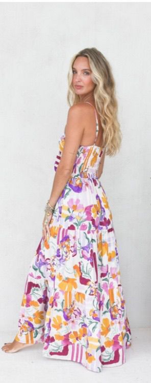 Vestido estampado amarre