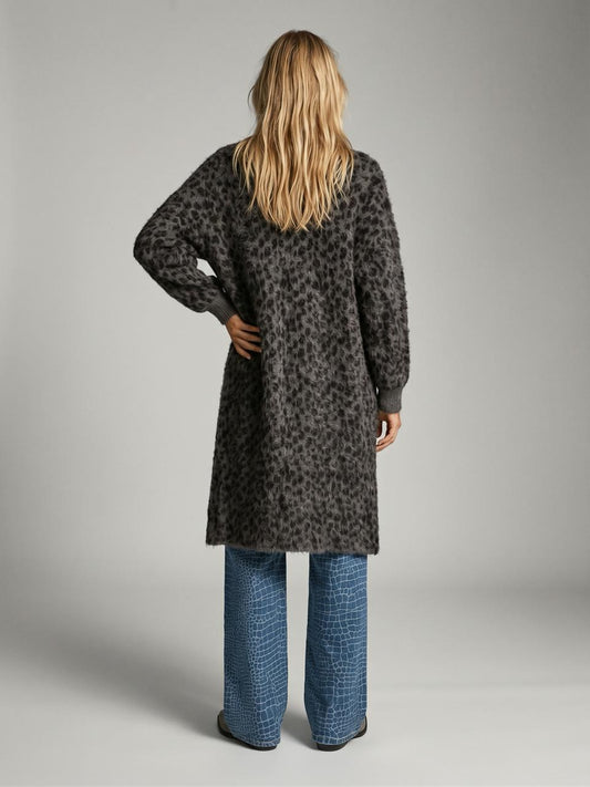 Suéter pelo suave animal print