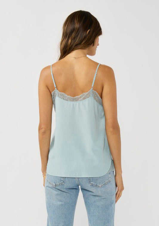 Blusa lencera con botones