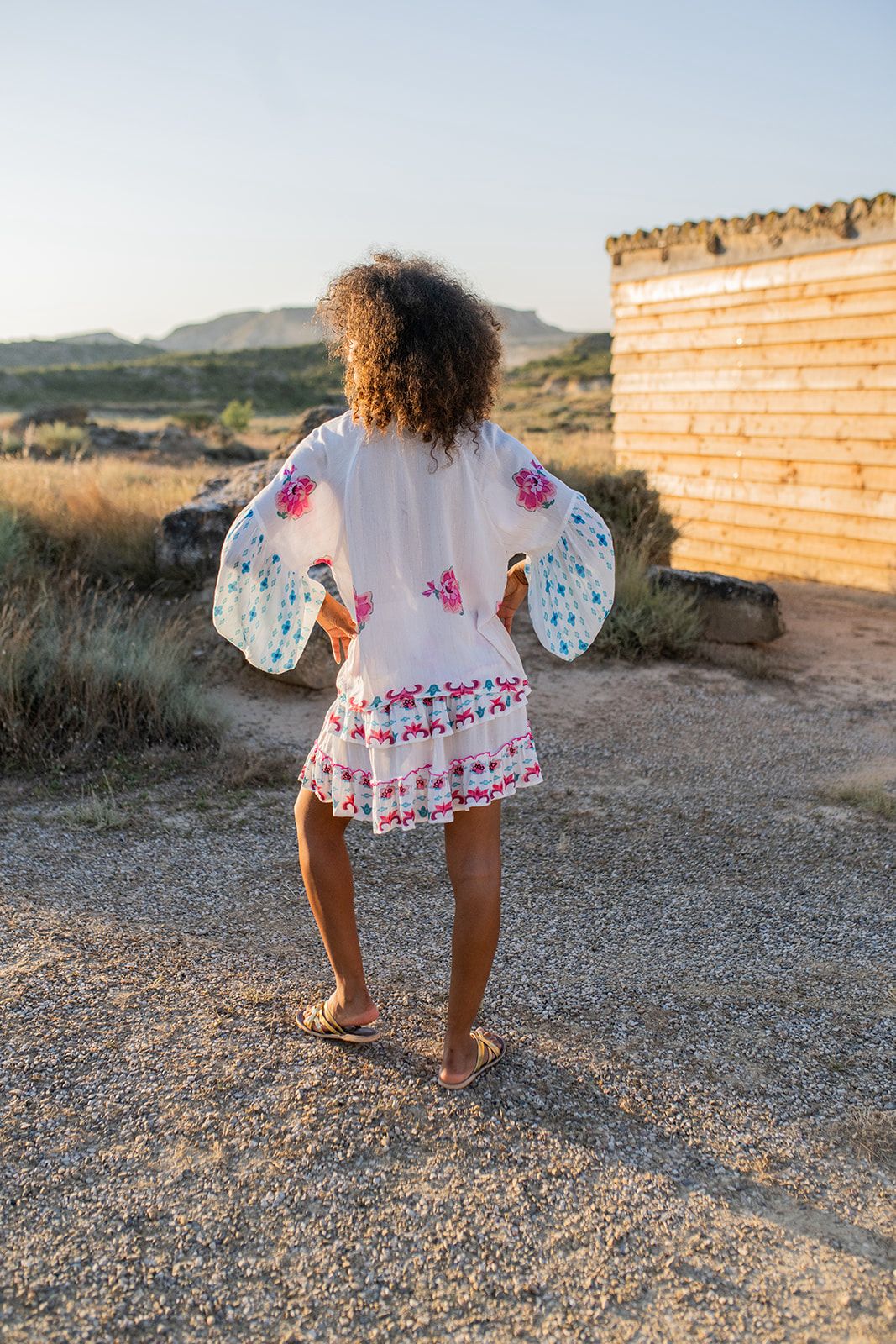 Set falda y blusa flores