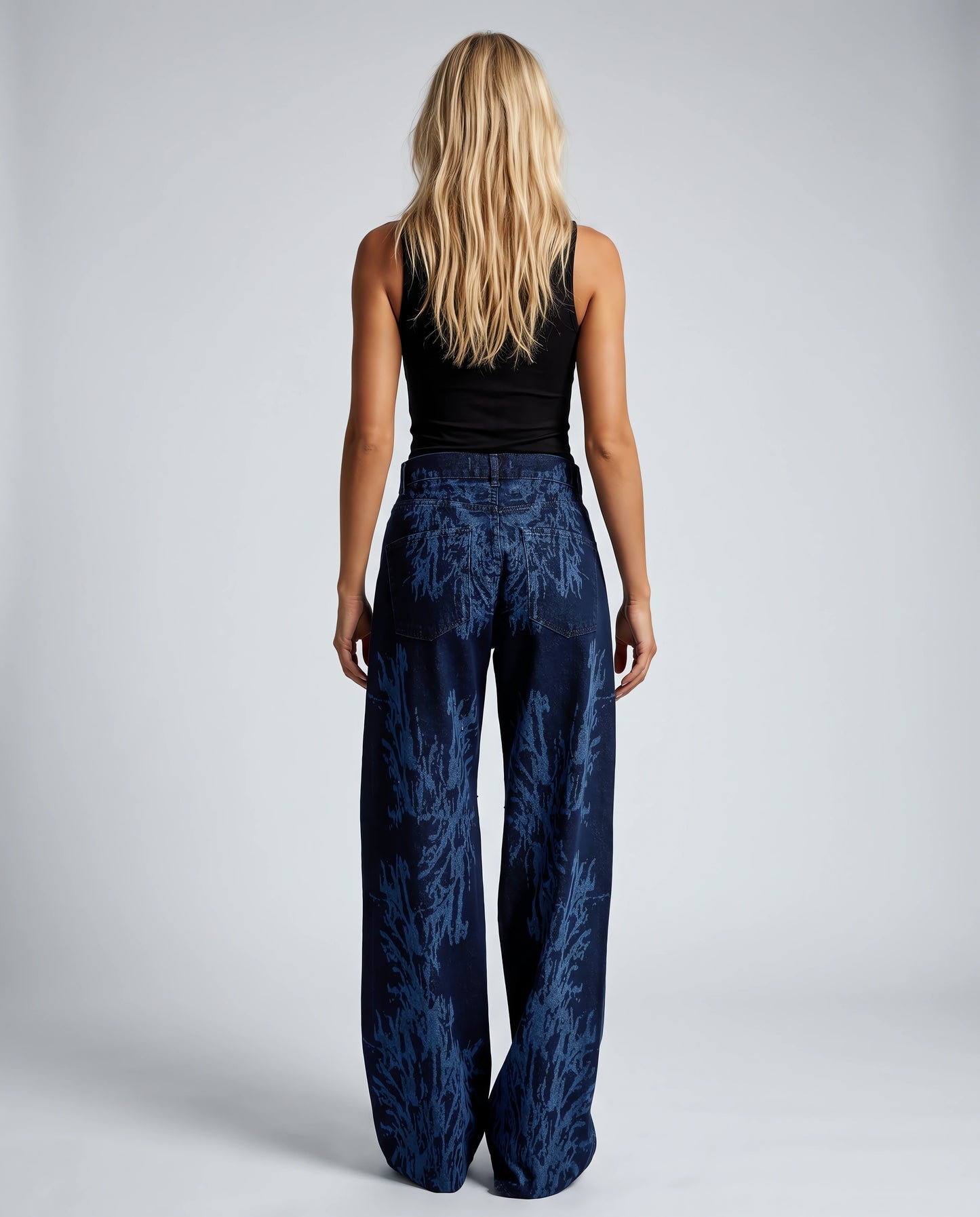 Jeans ramas con brillos