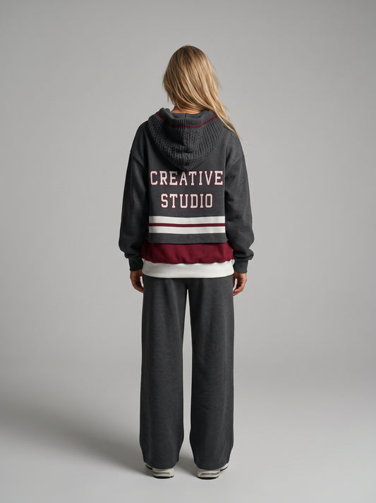 Set de sudadera y pantalón letras