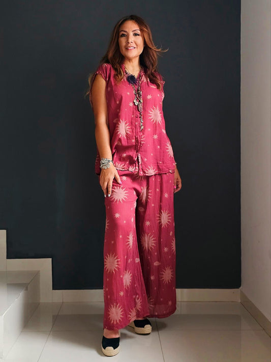 Set estampado de soles