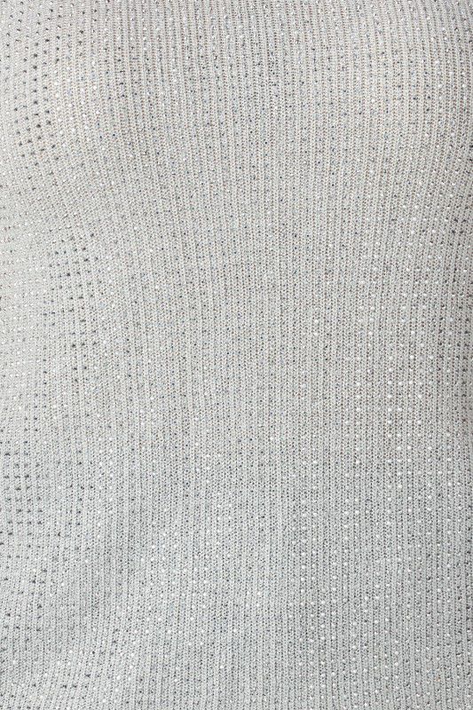 Blusa de punto con brillos