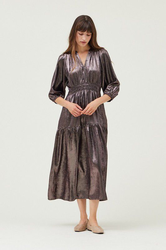 Vestido metalizado