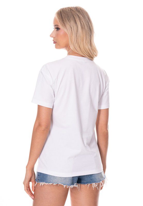Camiseta lentes estampada