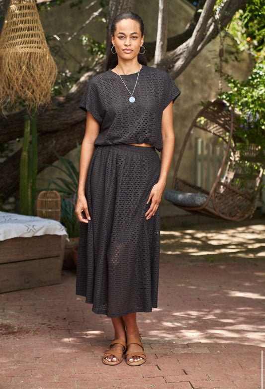 Set blusa globo y falda