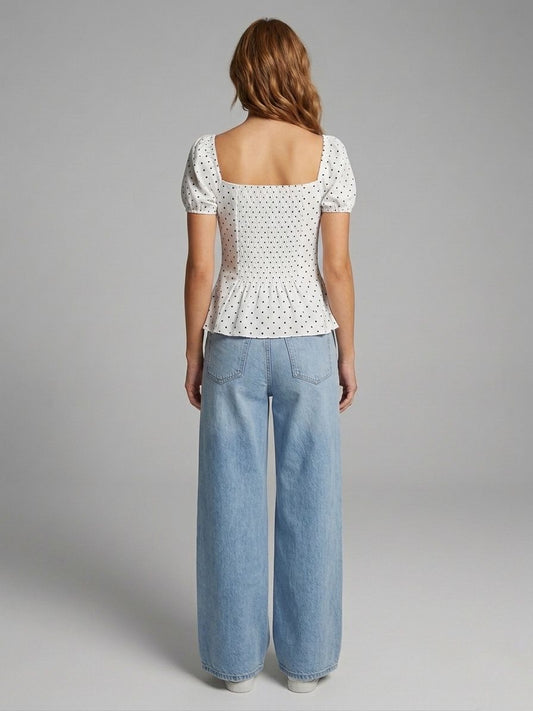 Blusa mini lunares