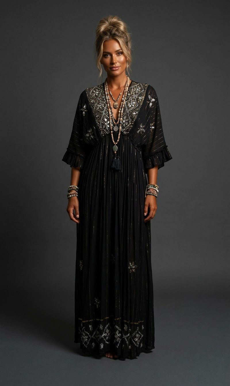 Vestido hilos de Lurex