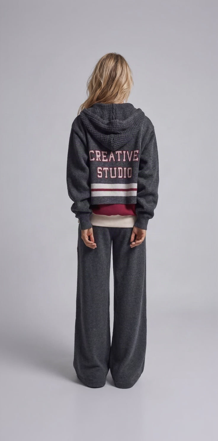Set de sudadera y pantalón letras