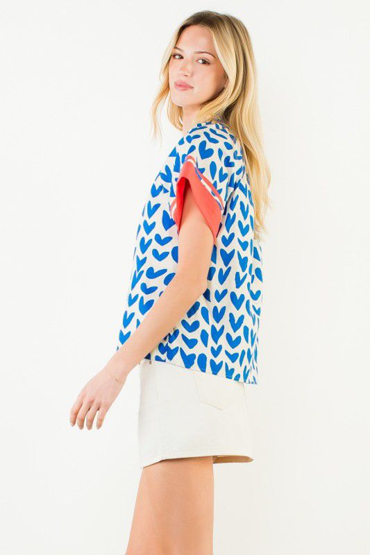 Blusa corazones