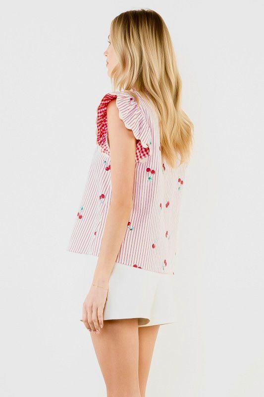 Blusa cerezas