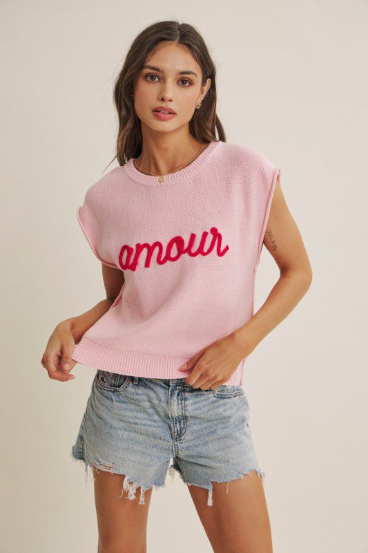 Blusa tejida Amour