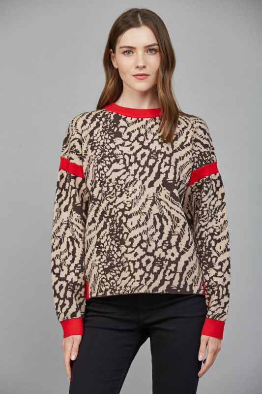 Suéter animal print