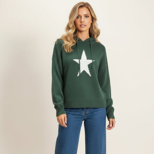 Sueter de punto estrella
