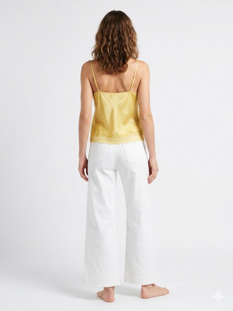 Jeans stretch lunares