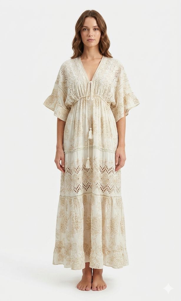 Vestido bordado lentejuela
