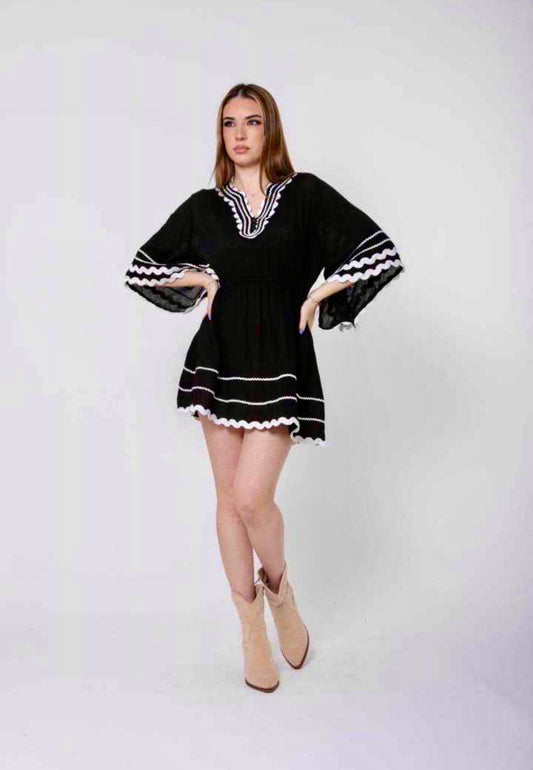 Vestido con espiguilla