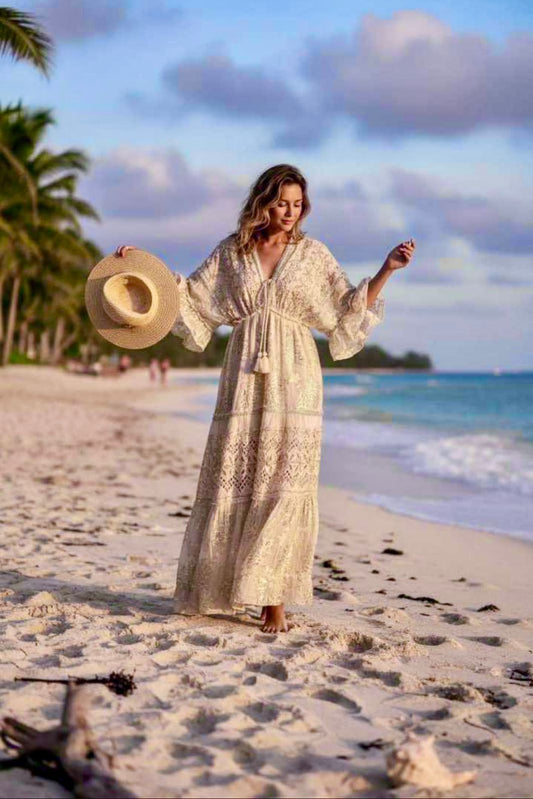 Vestido bordado lentejuela