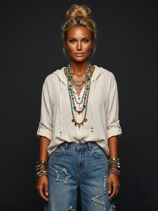 Camisa capucha AMOUR