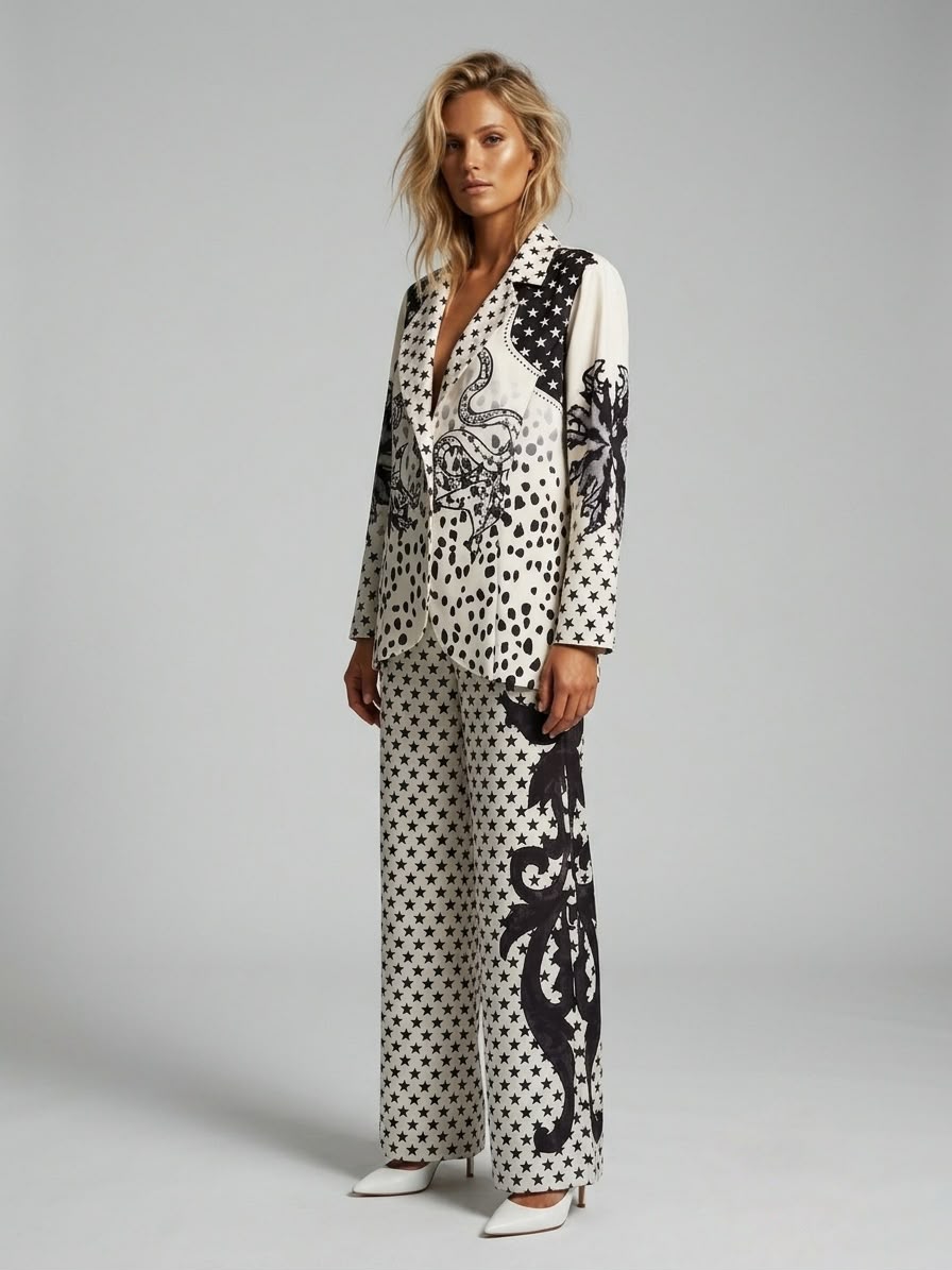 Set estampado estrellas