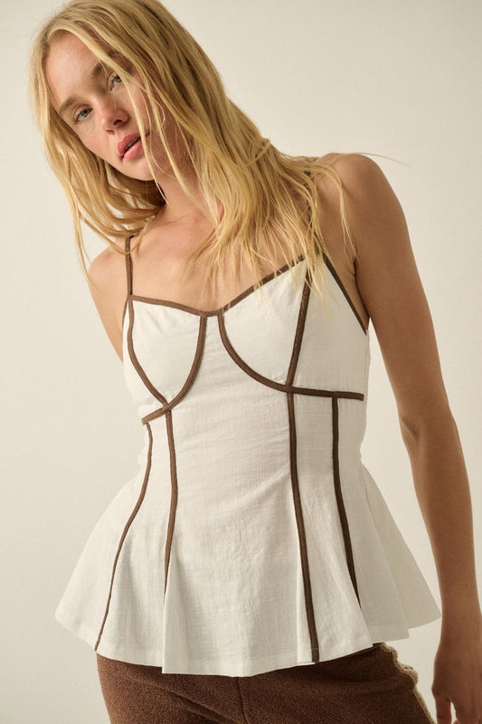 Blusa con vivos