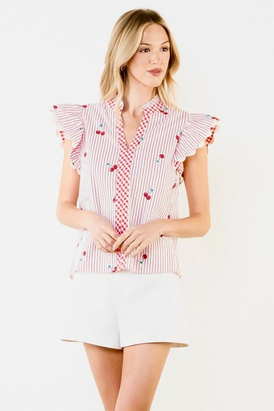 Blusa cerezas