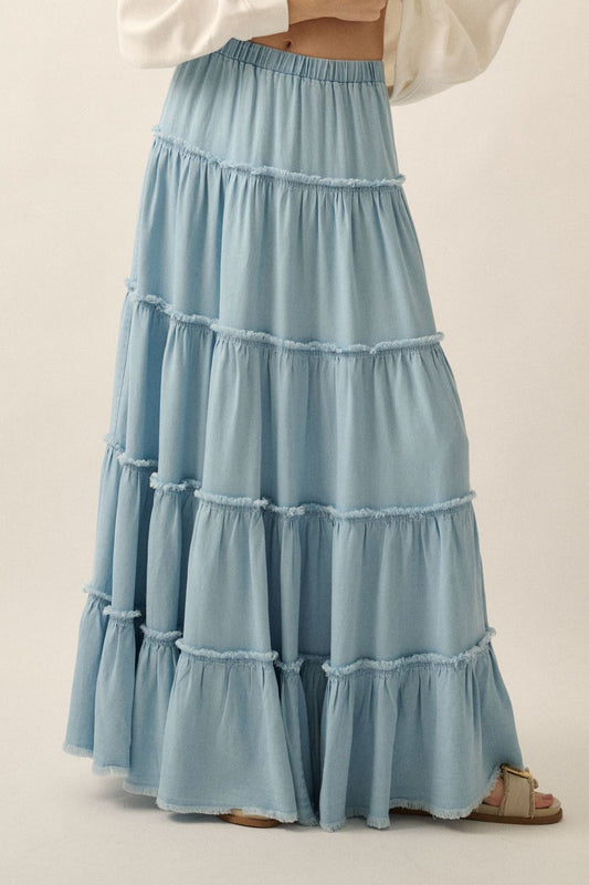 Falda boho de cortes