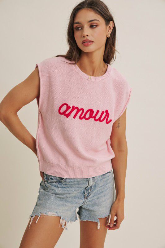 Blusa tejida Amour