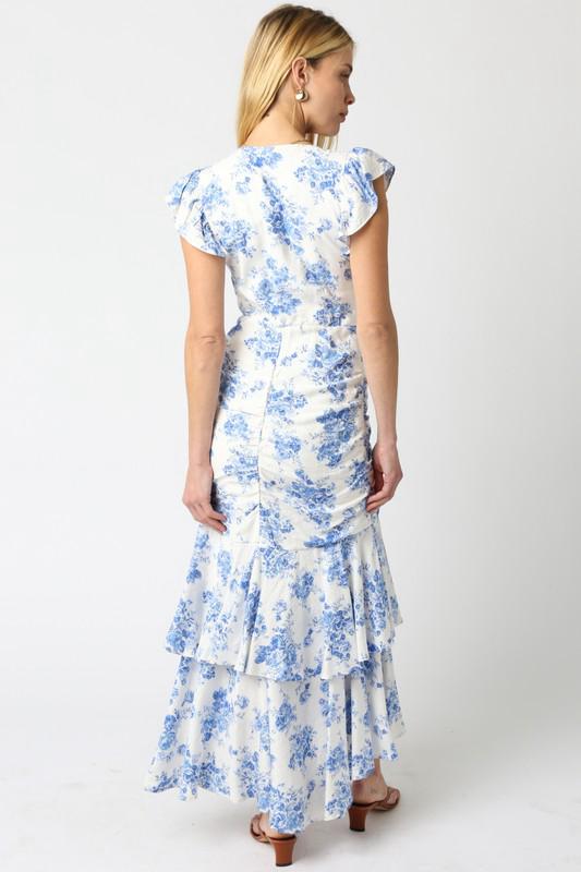 Vestido con vuelos y jareta