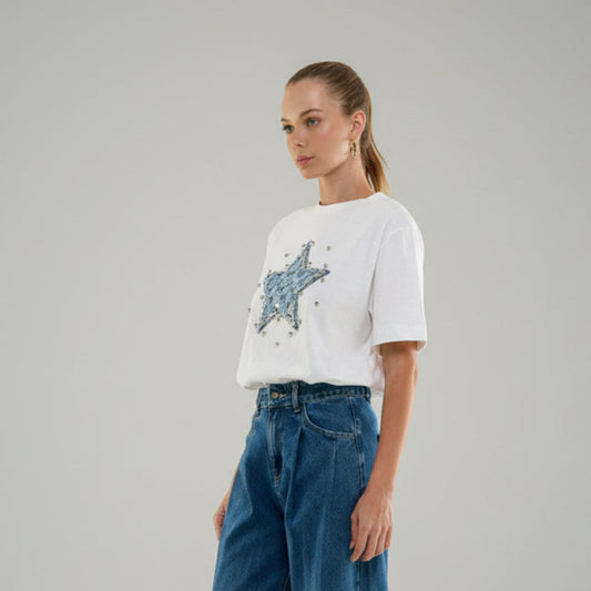 Camiseta estrella y estoperoles