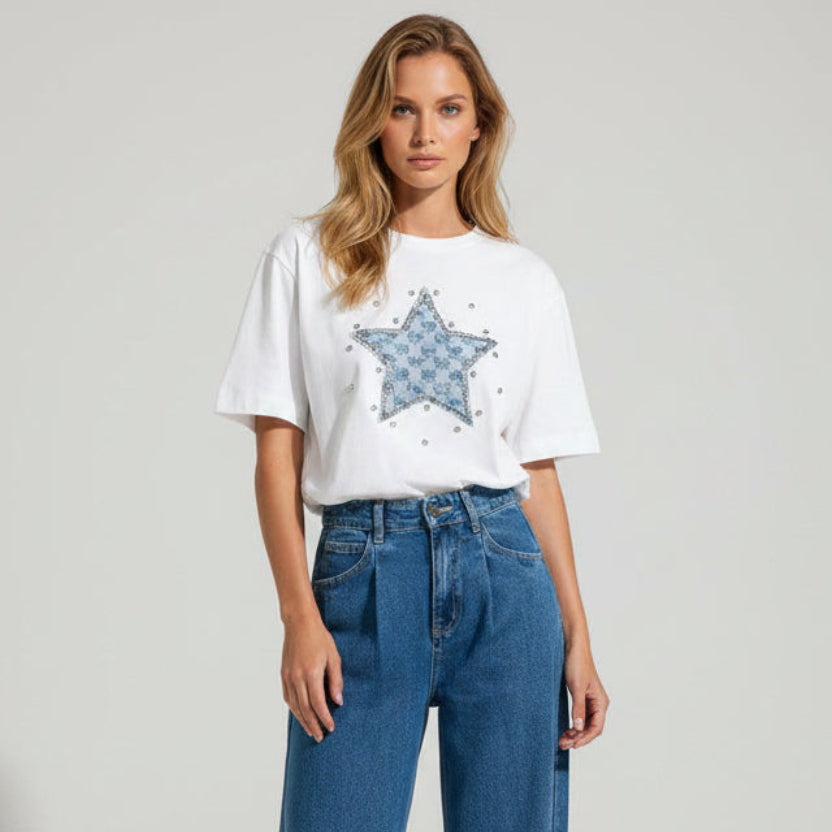 Camiseta estrella y estoperoles