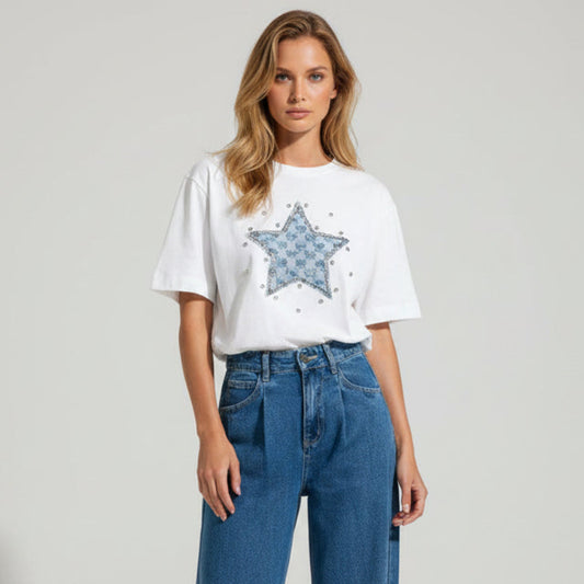 Camiseta estrella y estoperoles